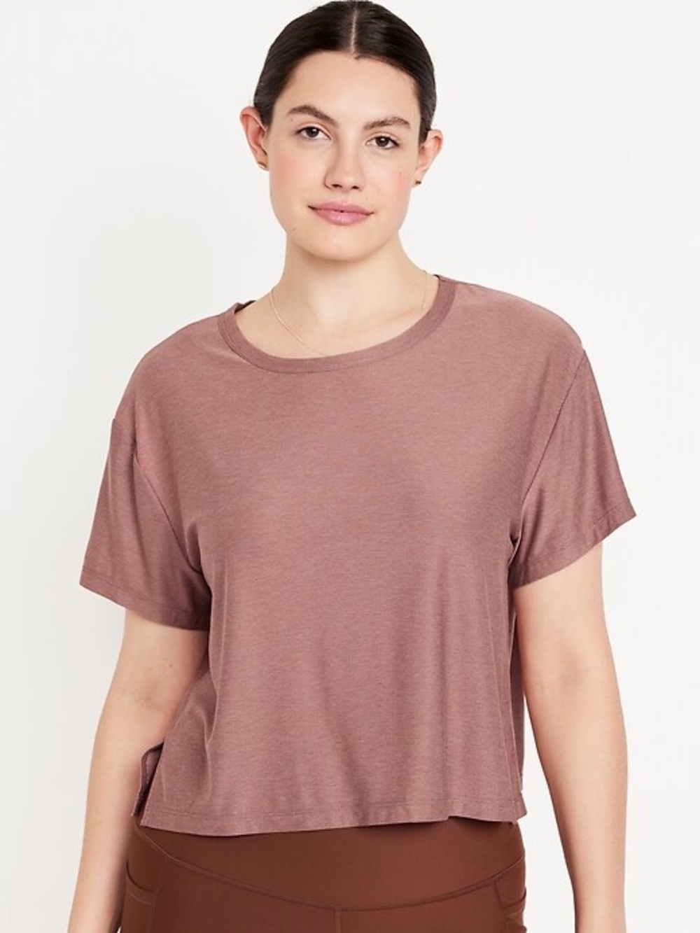 Women's Old Navy Active Cloudmotion T-Shirt Cloud 94 Soft in Dusty Rose
